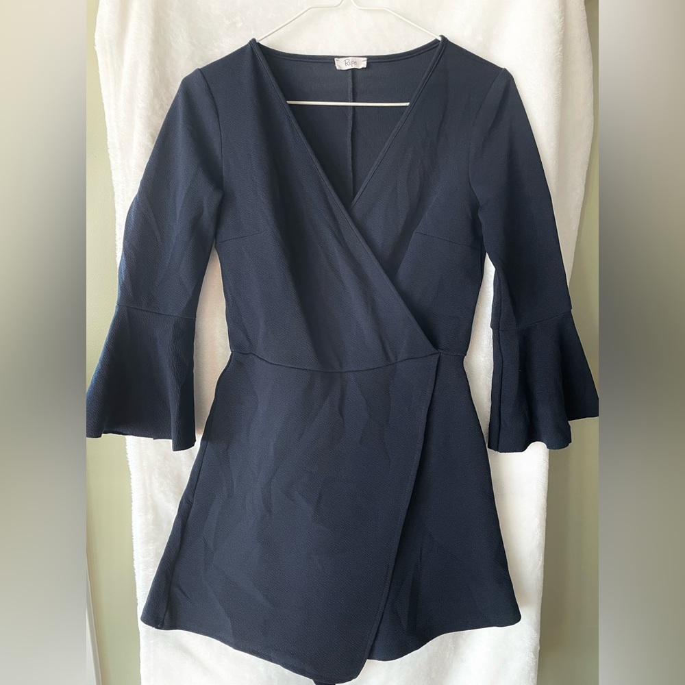 Navy skort jumper.